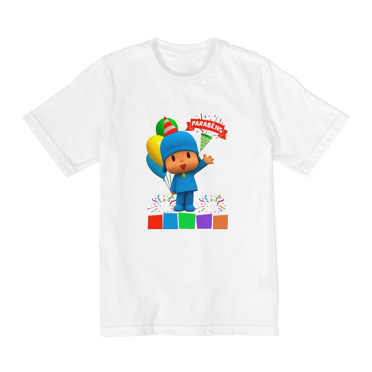 Nome do produto: Blusa Infantil - Parabéns