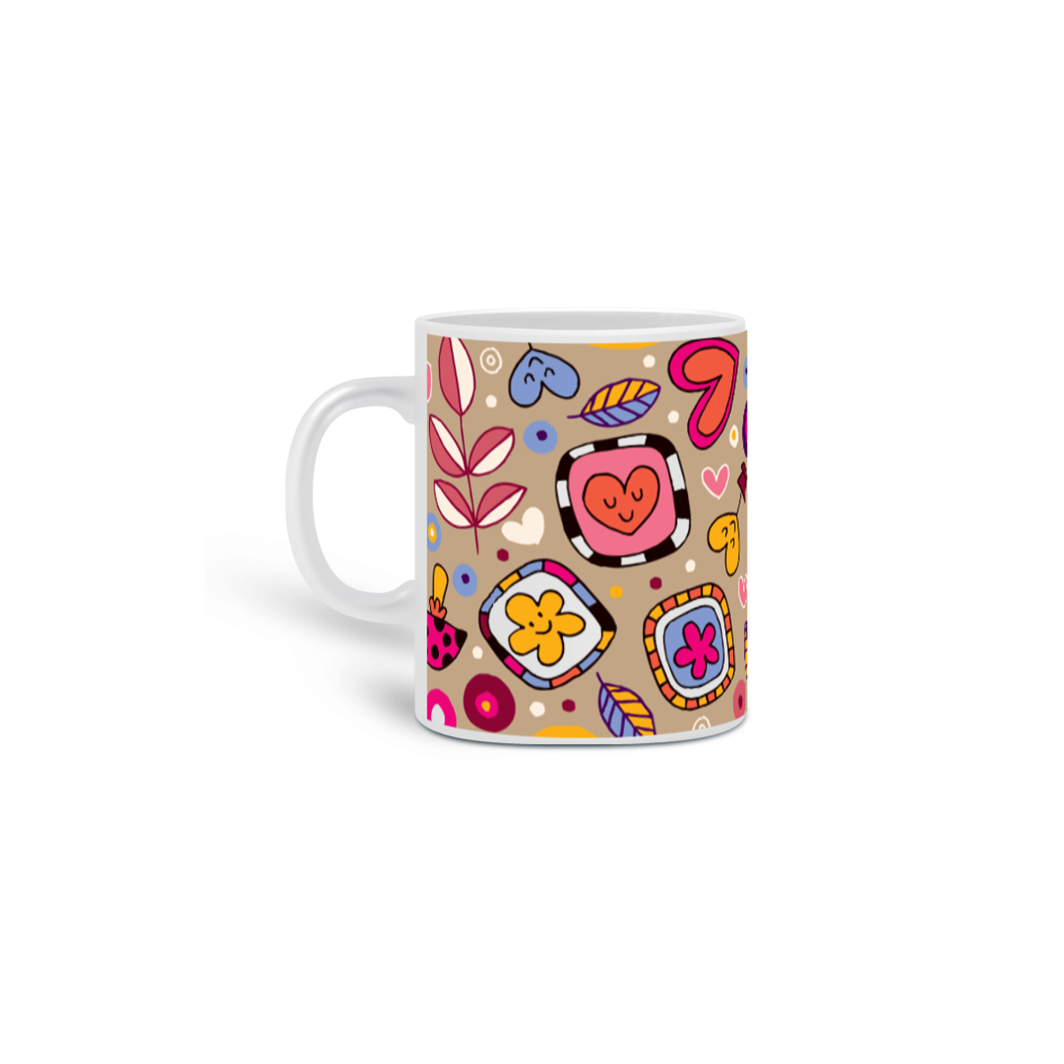 Nome do produto: Caneca - Vidas em Flores