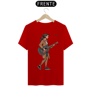 Nome do produtoCamisa Original Nih's - Girl Whit a Guitar (Logo Preta)