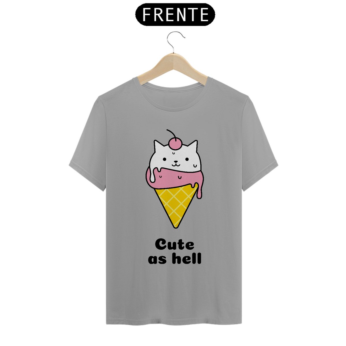 Nome do produto: Camiseta Cute as hell