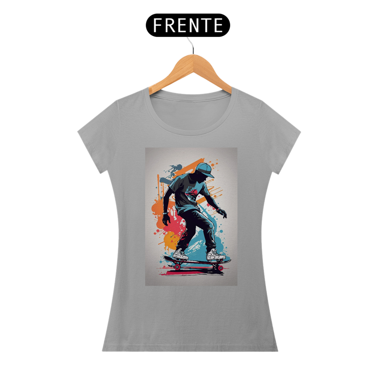 Nome do produto: Camiseta Feminina Skate
