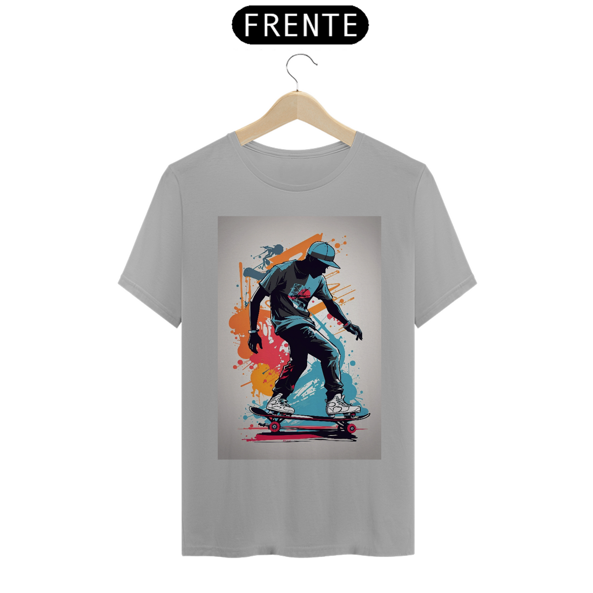 Nome do produto: Camiseta Masculina Skate