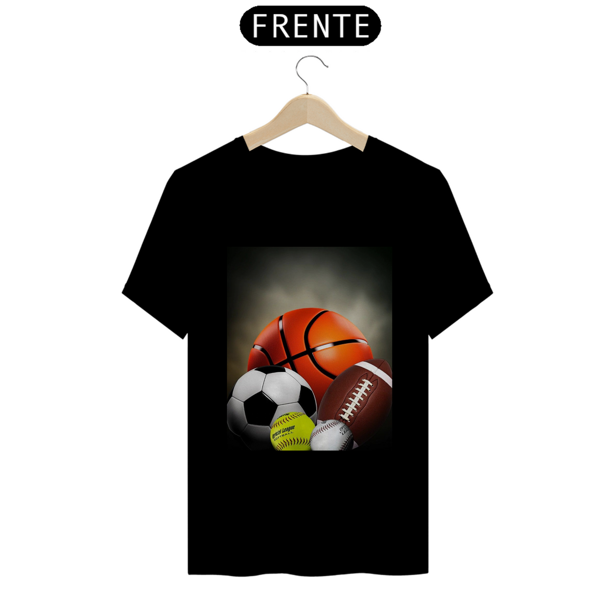Nome do produto: Camisetas Bolas Esportivas 
