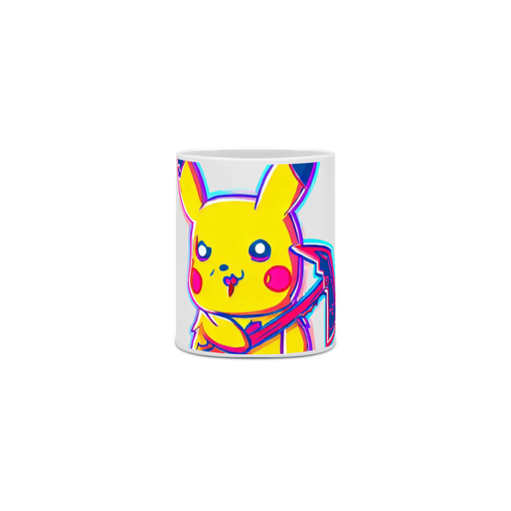 Caneca Pikachu Assassino