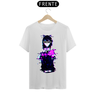 Nome do produtoT-SHIRT GIRL GLITCH CAT SENPAI