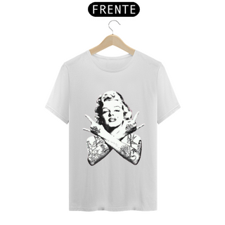 Nome do produtoT-SHIRT PREMIUM MARILYN MONROE WITH TATTOO