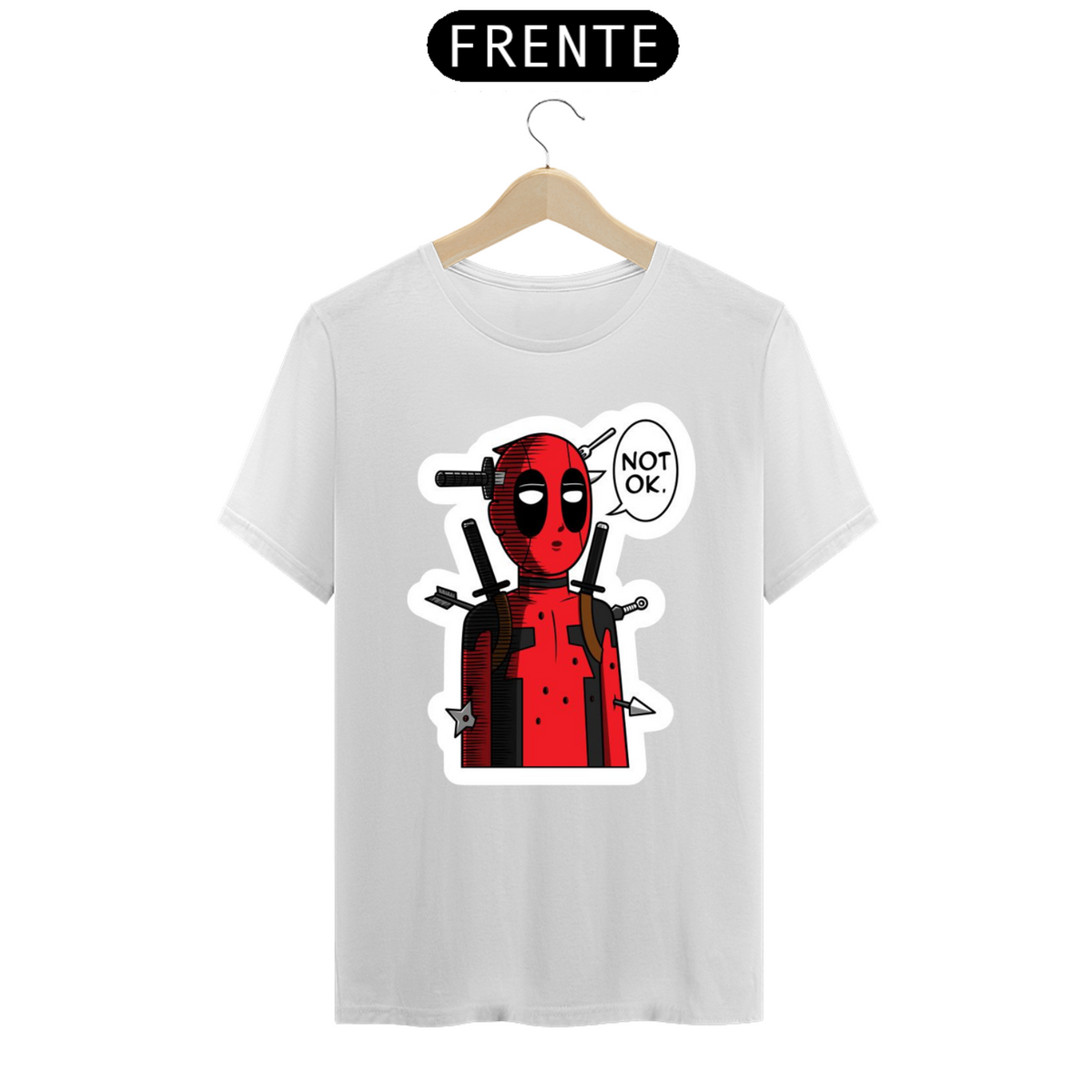 Nome do produto: T-SHIRT DEAD POOL