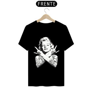 Nome do produtoT-SHIRT PREMIUM MARILYN MONROE WITH TATTOO