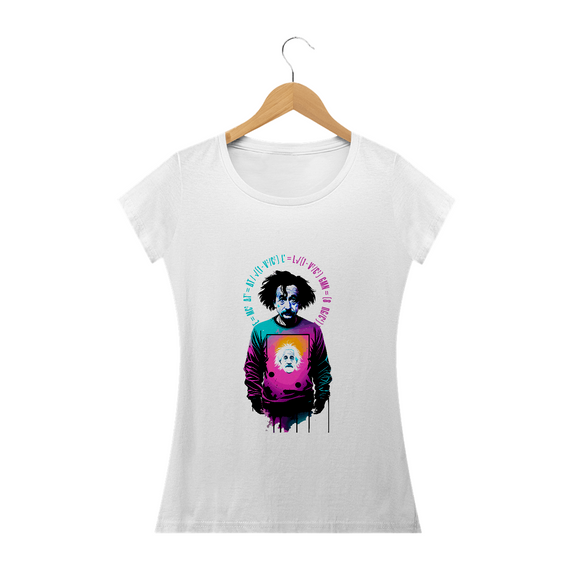 Camiseta BabyLook Feminina - Einstein Fusion of Brilliant Formulas