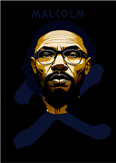 Poster Retrato (Vertical) - Malcolm X: Vanguardist X The Legacy of Malcolm
