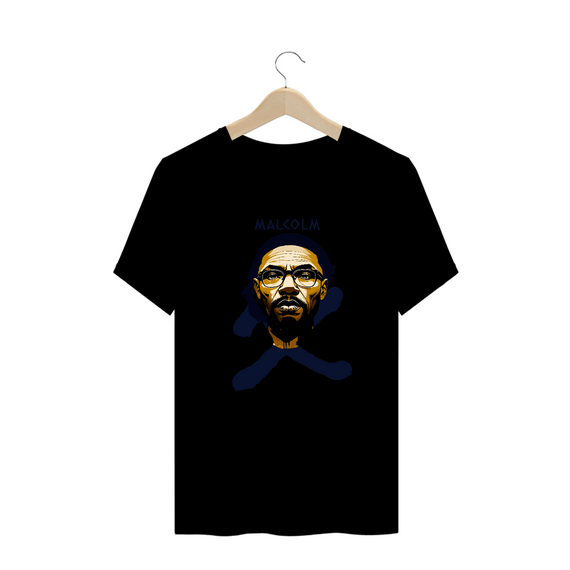 Camiseta Plus Size - Malcolm X: Vanguardist X The Legacy of Malcolm