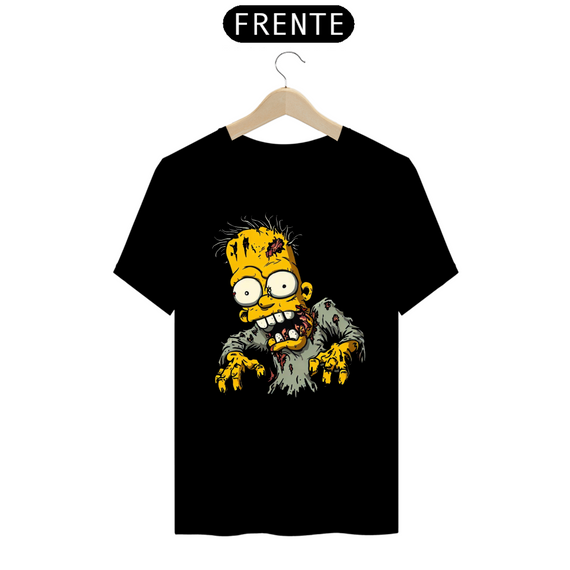 Camiseta edição simpsons zumbi