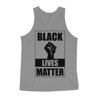 Nome do produtoRegata Black Lives Matter (Cinza/Branco)