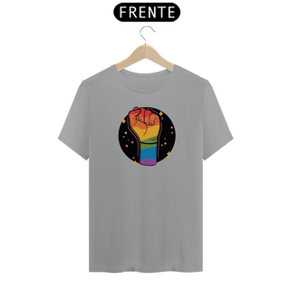 Nome do produtoCamiseta Punho Pride (várias cores)