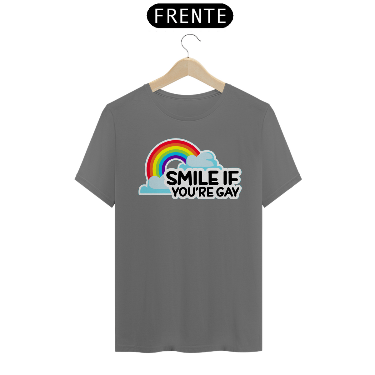 Nome do produto: Camiseta Stonada Smile if you\'re Gay