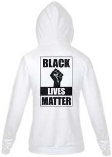 Nome do produtoMoletom Ziper Black Lives Matter (Cinza/Branco)