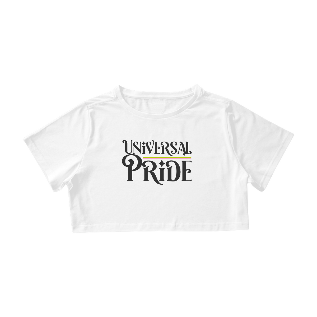 Nome do produto: Cropped Universal Pride (Branco)