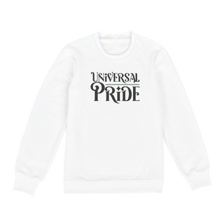 Nome do produtoMoletom Classic Universal Pride (Branco/Cinza)