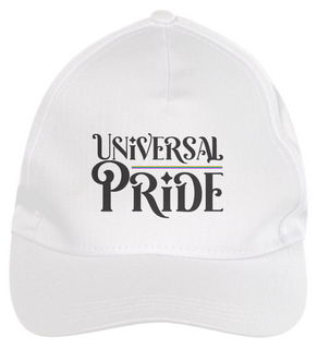 Nome do produtoBoné de Brim Universal Pride (Branco/Verm/Rosa/Preto)