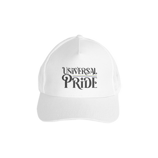 Nome do produtoBoné de Tela Universal Pride (Branco/Verm/Rosa/Preto)