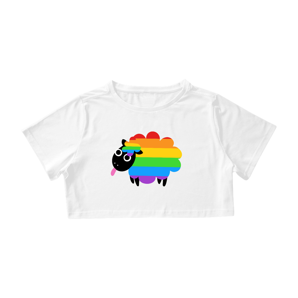 Nome do produto: Cropped Rainbow Sheep