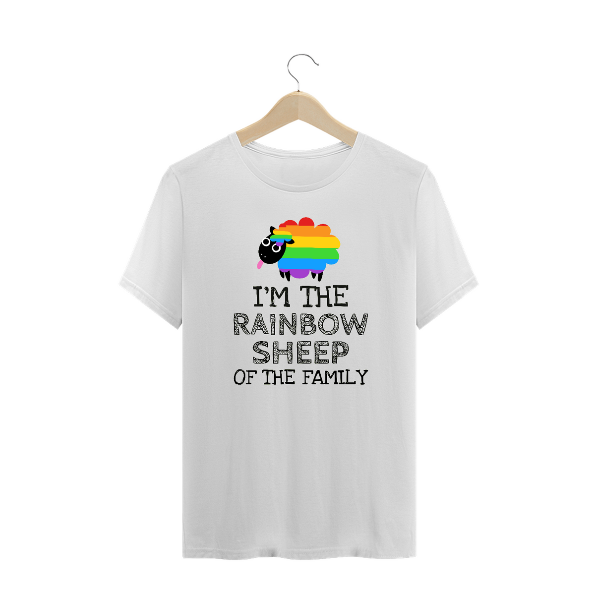 Nome do produto: Camiseta Plus Rainbow Sheep