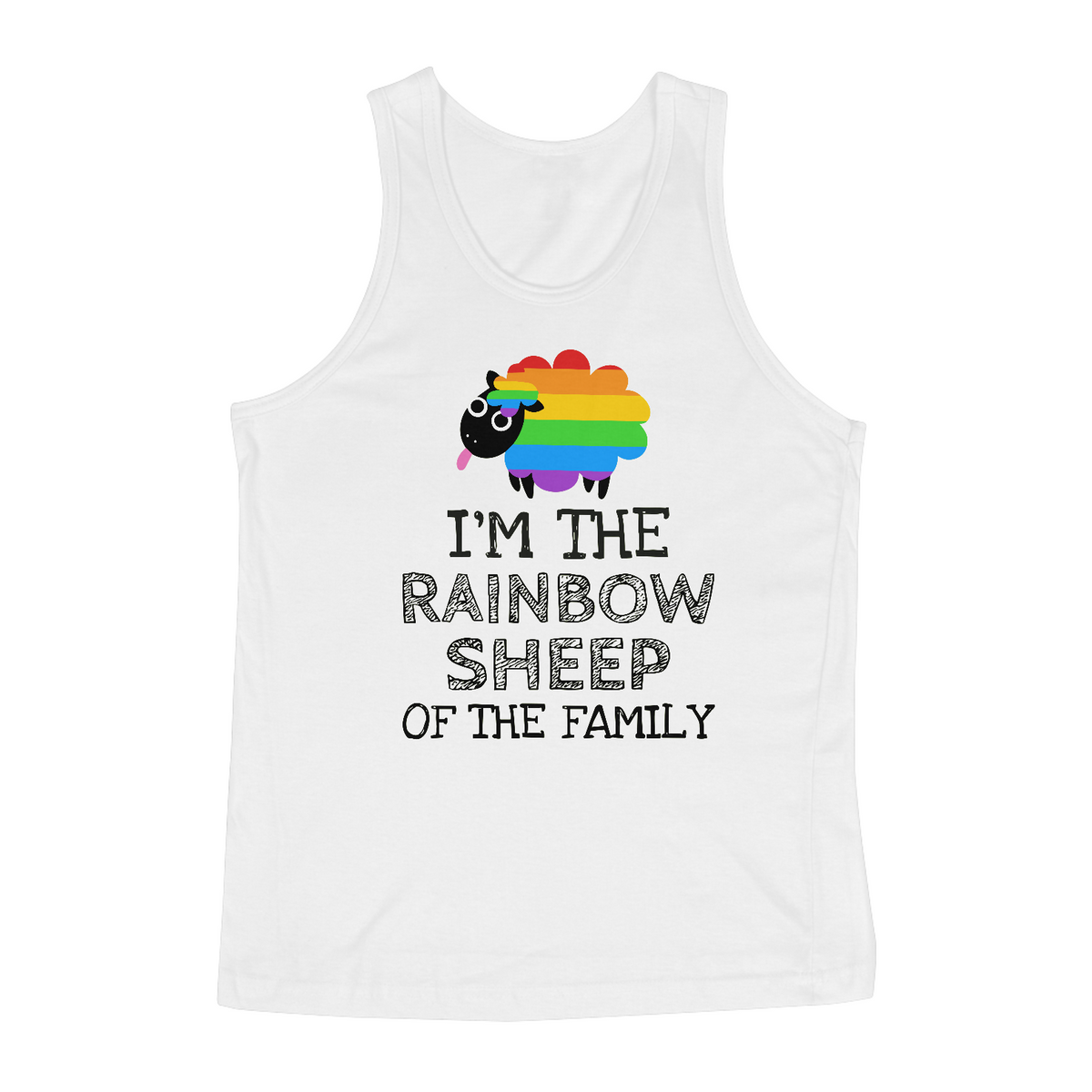 Nome do produto: Regata Rainbow Sheep