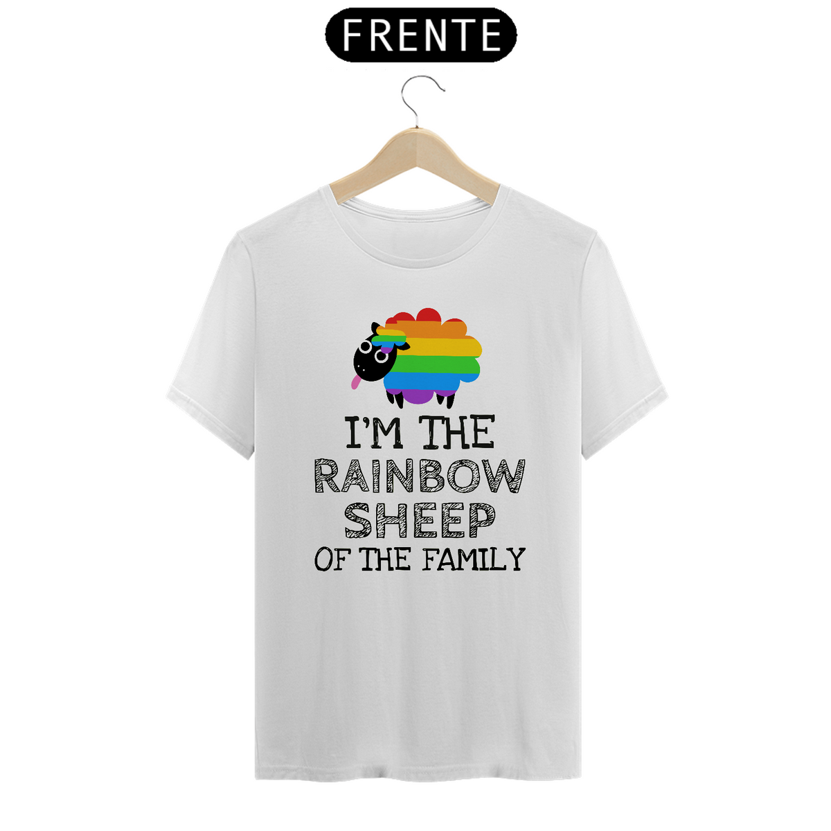 Nome do produto: Camiseta Rainbow Sheep