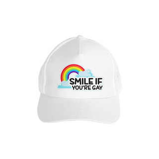 Nome do produtoBoné de Tela Smile if you're Gay