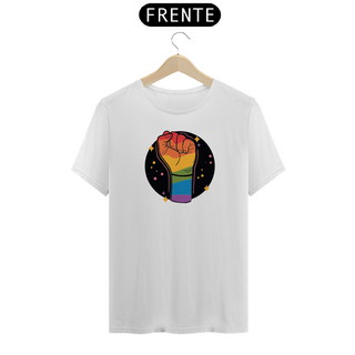 Nome do produtoCamiseta Punho Pride (várias cores)