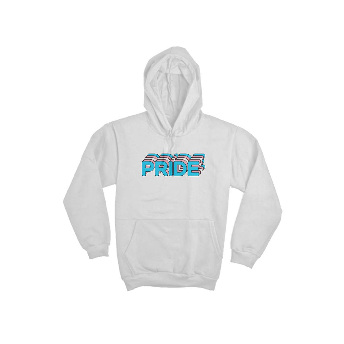 Nome do produto: Moletom Canguru Trans Pride