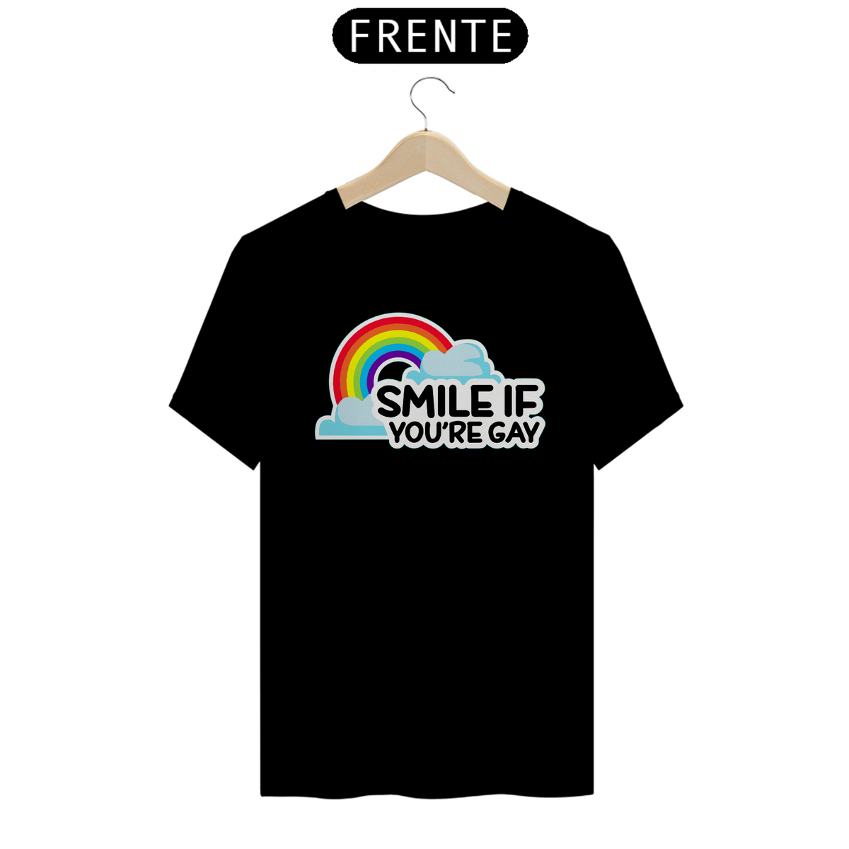 Nome do produto: Camiseta Smile if you\'re Gay