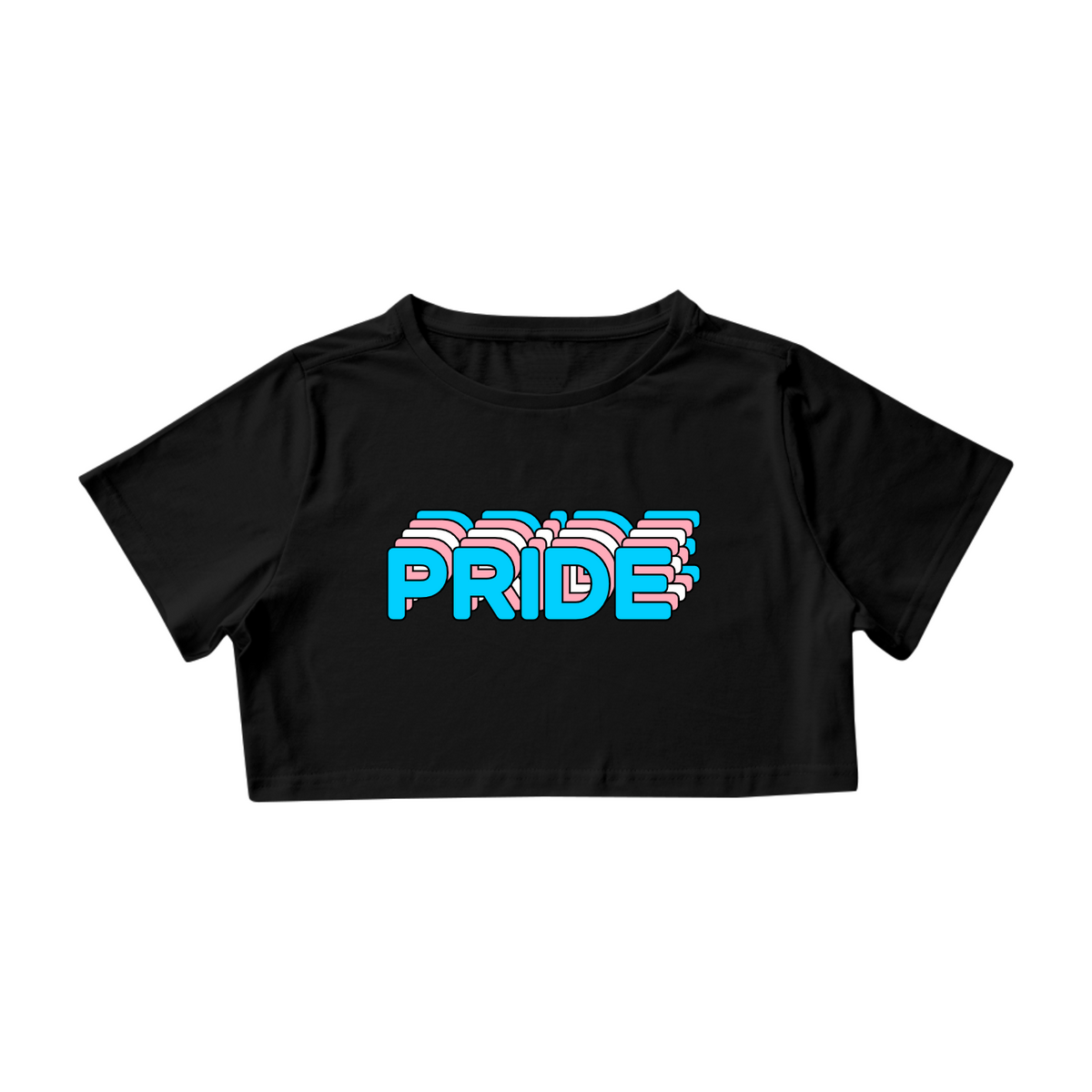 Nome do produto: Cropped Trans Pride