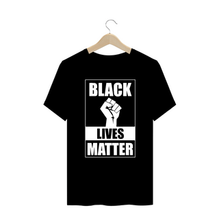 Nome do produtoCamiseta Plus Black Lives Matter (Cinza/Preto)