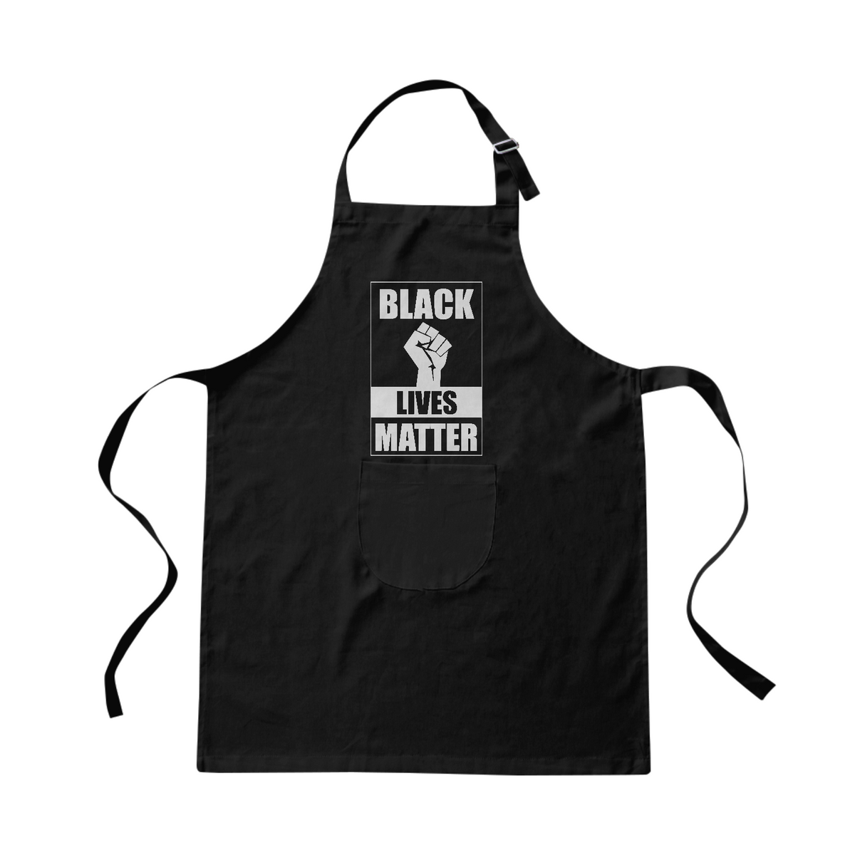 Nome do produto: Avental Black Lives Matter (Azul/Preto)