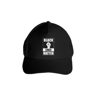 Boné de tela Black Lives Matter (Tecido Preto)