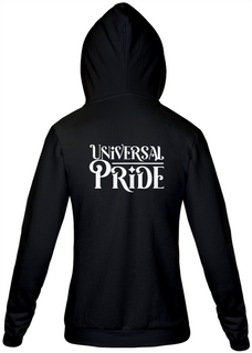 Moletom Ziper Universal Pride (Preto)