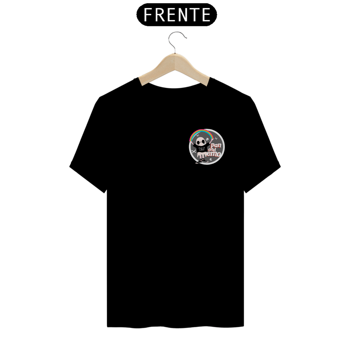 Nome do produto: Camiseta Pan e Emo ( arte small / várias cores)