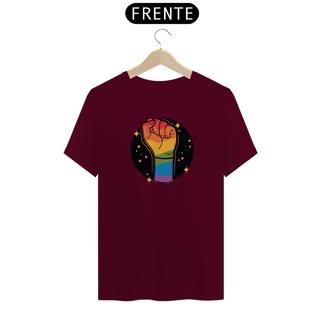 Nome do produtoCamiseta Punho Pride (várias cores)