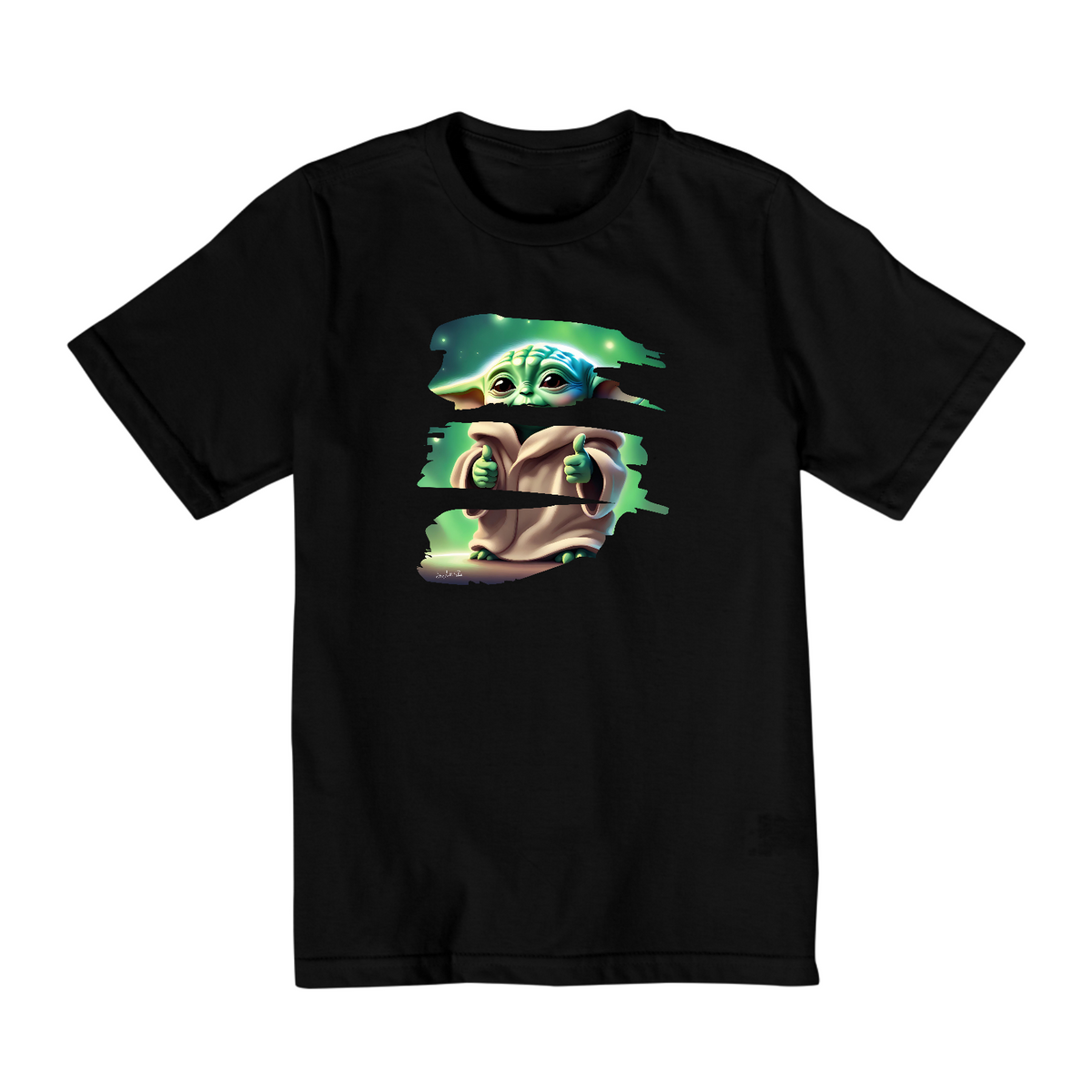 Nome do produto: T-Shirt Quality Infantil Bebê Yoda