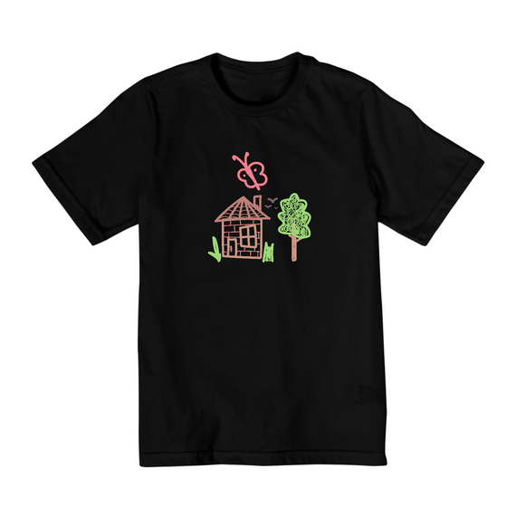 T-Shirt Quality Infantil Casa de 02 a 08 anos
