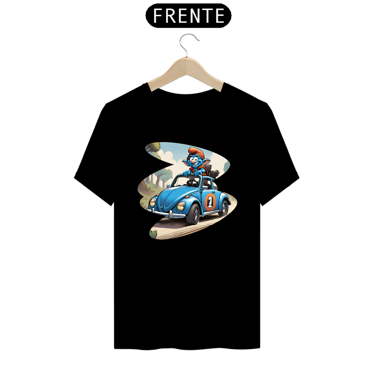 Nome do produto: T-Shirt Prime Fusca Smurf