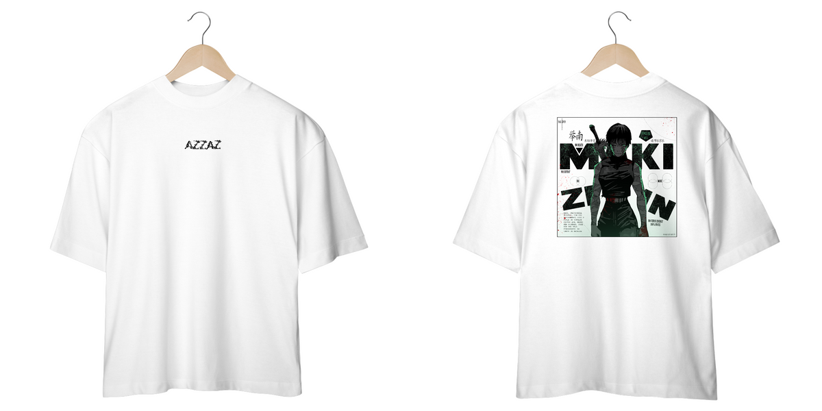 Nome do produto: Camiseta Oversized | Maki Zenin - \'\' OBSTINADA\'\'