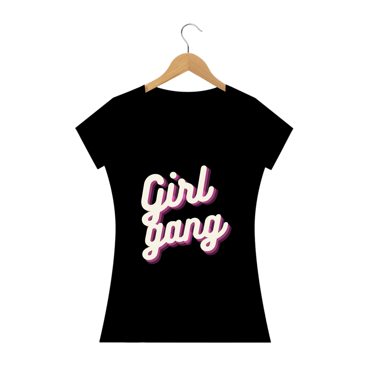 Nome do produto: Girl Gang - Baby look feminina