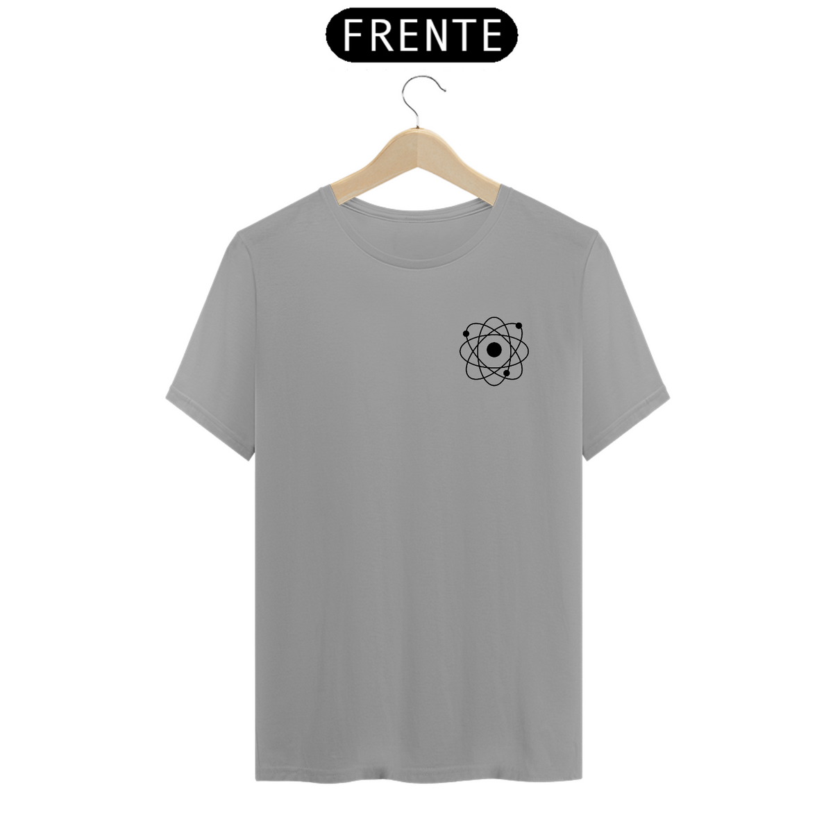 Nome do produto: Átomo - T-shirt (cores claras)