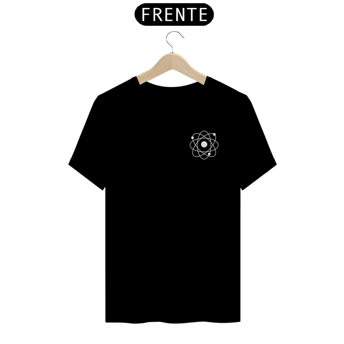 Nome do produto: Átomo - T-shirt (cores escuras)