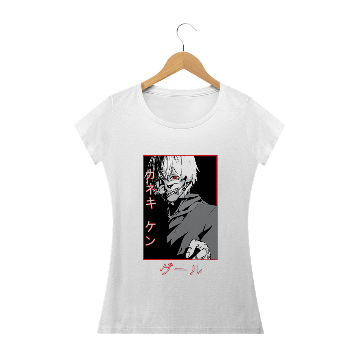 Nome do produto: Camiseta feminina Tokyo Ghoul