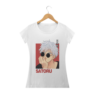 Camiseta feminina baby long Satoru