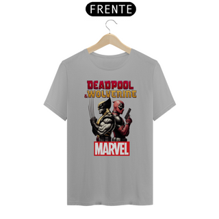 Nome do produtoCamiseta Deadpool and Wolverine Poses