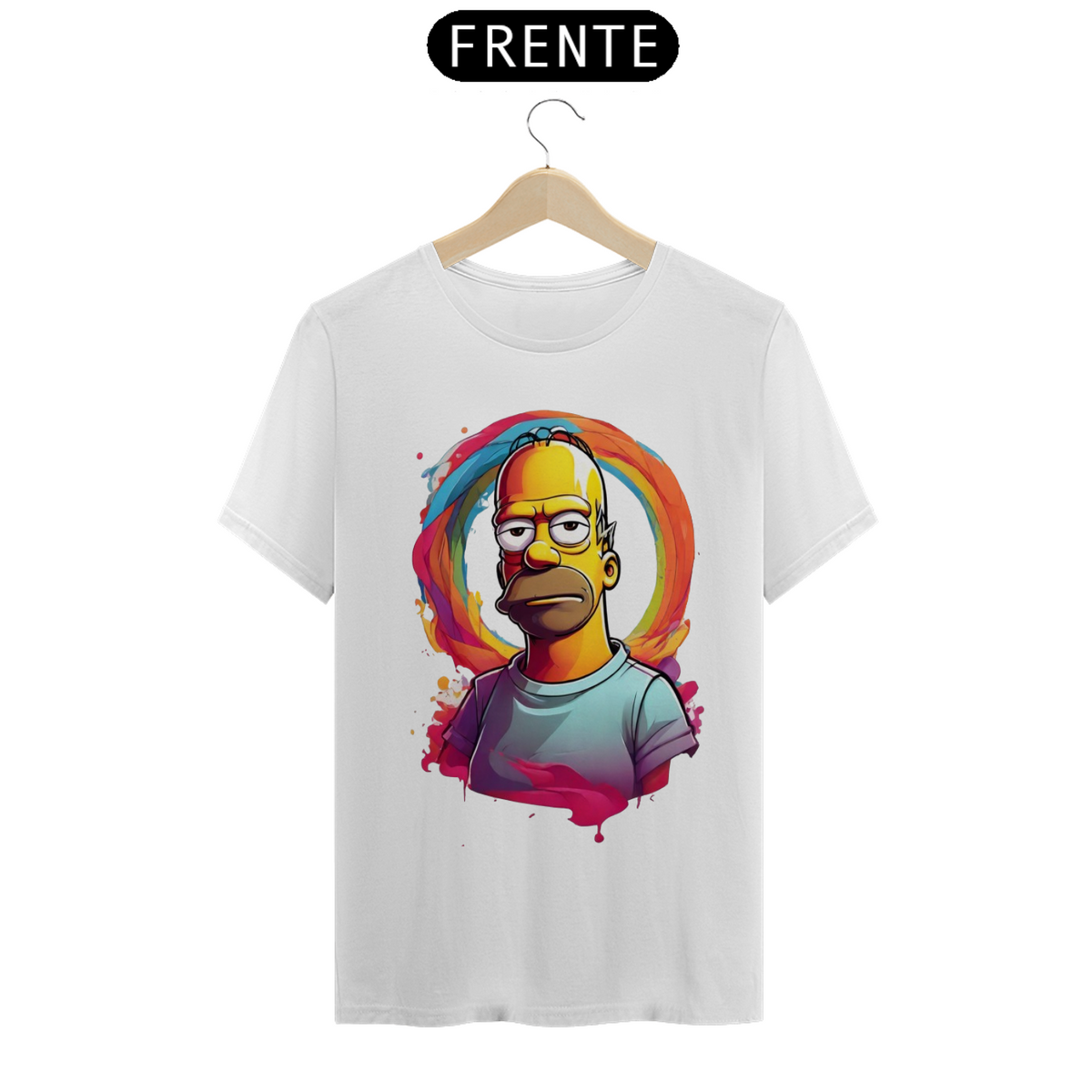 Nome do produto: Camiseta Homer Simpson Color